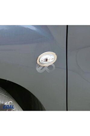 Peugeot 307 Krom Sinyal Çerçevesi 2 Prç 2001-2008 Paslanmaz Çelik