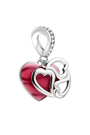 Dans Eden Kalpler Charm | 925 Ayar Gümüş