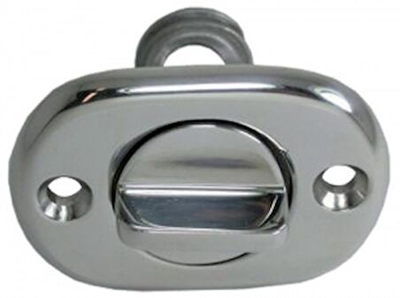 Southco miçoz. Oval. AISI 316 paslanmaz çelik 64x32x19 mm