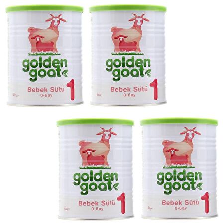 Golden Goat 1 Keçi Sütü Bazlı Bebek Sütü 400 gr 4 Lü PAKET