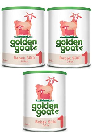 Golden Goat 1 Keçi Sütü Bazlı Bebek Sütü 400 Gr- 3 ADET-