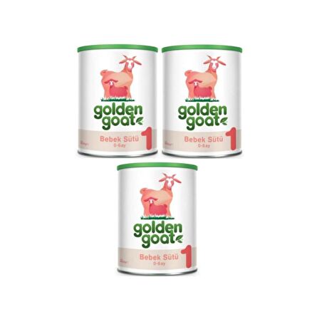 Golden Goat 1 Keçi Sütü Bazlı Bebek Sütü 400 Gr- 3 ADET-