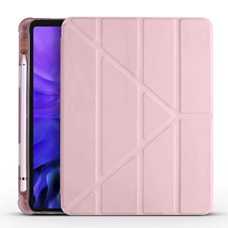 Apple iPad Air 11 2024 Kılıf Redclick Tri Folding Kalem Bölmeli Standlı Kılıf