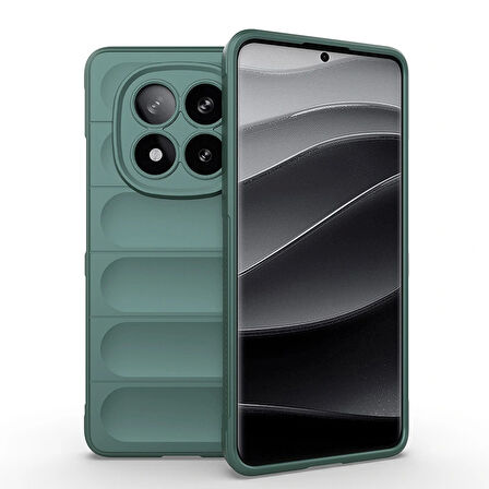 Xiaomi Redmi Note 14 Pro Plus Kılıf Esnek TPU Oyuklu Arka Yüzey Tasarımlı Redclick Etnik Silikon Kapak