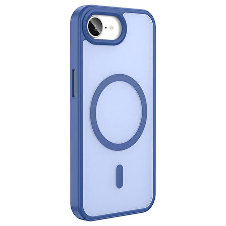 Apple iPhone 16E Kılıf Magsafe Şarj Özellikli Mat Arka Yüzey Redclick Sio Kapak