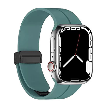 Apple Watch 10 Serisi 46mm Redclick KRD-84 Silikon Modern Tasarım Kordon