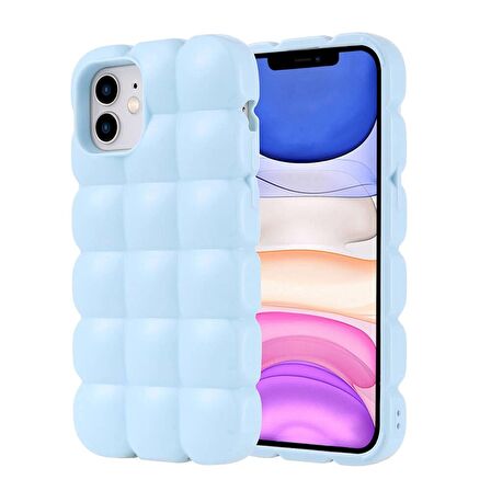 Apple iPhone 11 Kılıf Parlak Esnek Silikon Redclick Dom Dom Kapak