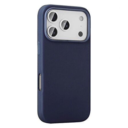 Apple iPhone 17 Pro Max Kılıf M-safe Şarj Özellikli PU Deri Görünümlü Redclick Kupra Kapak