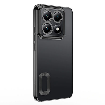 Xiaomi 14T Pro Kılıf Kamera Korumalı Logo Gösteren Redclick Omega Kapak