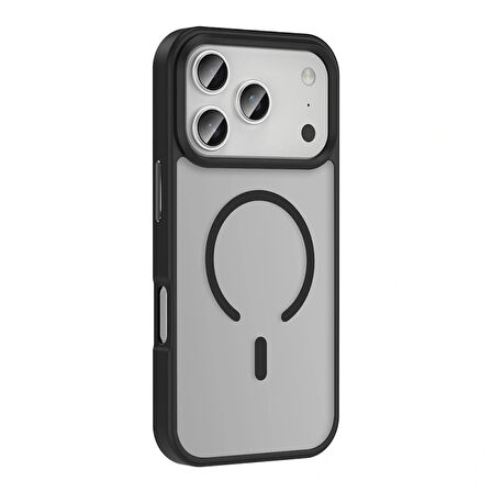 Apple iPhone 17 Pro Kılıf M-safe Şarj Özellikli Mat Arka Yüzey Redclick Sio Kapak