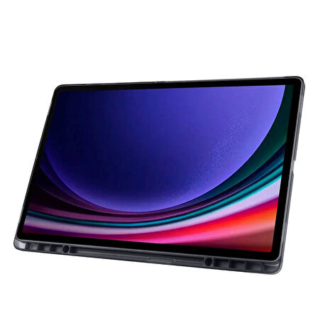 Galaxy Tab S10 Ultra Kılıf Redclick Tri Folding Kalem Bölmeli Standlı Tablet Kılıf
