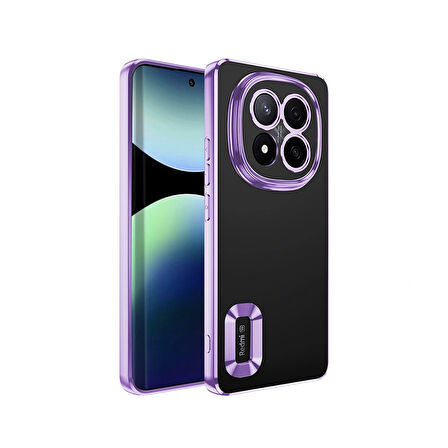 Xiaomi Redmi Note 14 Pro Plus Kılıf Kamera Korumalı Logo Gösteren Redclick Omega Kapak