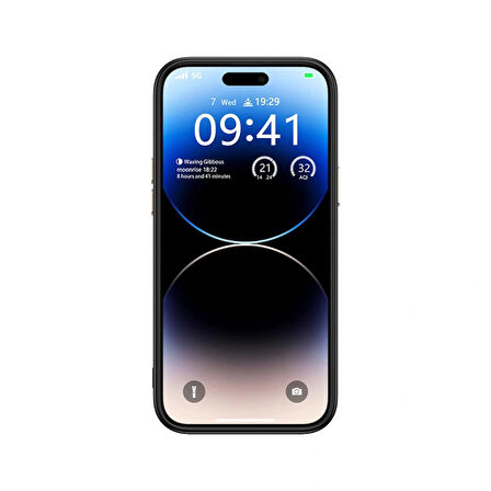 Apple iPhone 14 Pro Max Kılıf M-safe Şarj Özellikli Karbon Fiber Görünümlü Redclick Antina Kapak