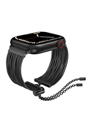 Apple Watch 10 42mm Redclick KRD-137 Metal Hasır Bilezik Kadın Kordon