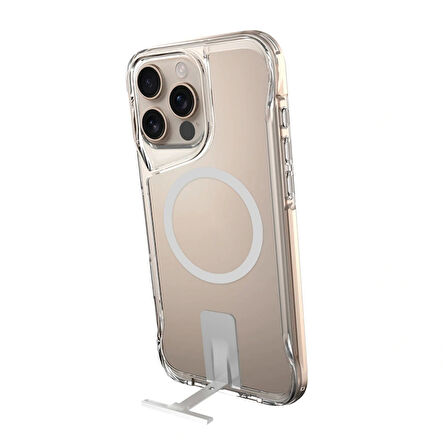 Apple iPhone 16 Pro Kılıf Magsafe Şarj Özellikli Redclick T-Max Standlı Kapak