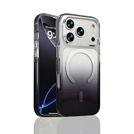 Apple Uyumlu iPhone 17 Pro Max Kılıf M-Safe Şarj Özellikli Redclick Septik Silikon Kapak