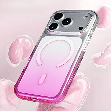 Apple Uyumlu iPhone 17 Pro Kılıf M-Safe Şarj Özellikli Redclick Septik Silikon Kapak