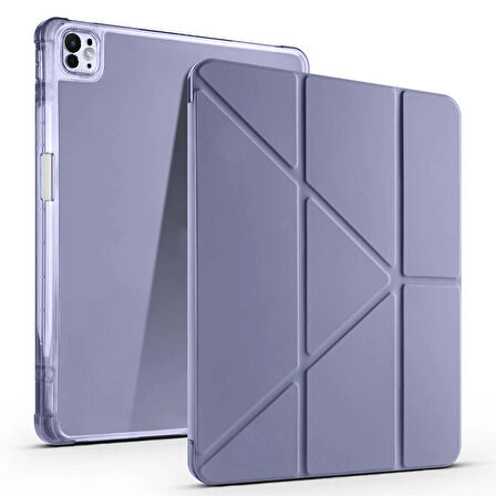 Apple iPad Air 13 2025 M3 Kılıf Redclick Tri Folding Kalem Bölmeli Standlı Kılıf