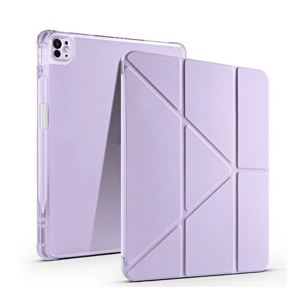 Apple iPad Air 13 2025 M3 Kılıf Redclick Tri Folding Kalem Bölmeli Standlı Kılıf