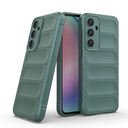 Galaxy A55 Kılıf Esnek TPU Oyuklu Arka Yüzey Tasarımlı Redclick Etnik Silikon Kapak
