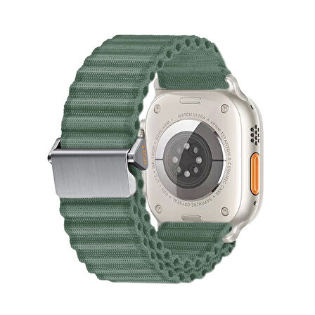 Apple Watch 10 46mm Redclick KRD-123 Naylon Kumaş Hasır Örgülü Kordon