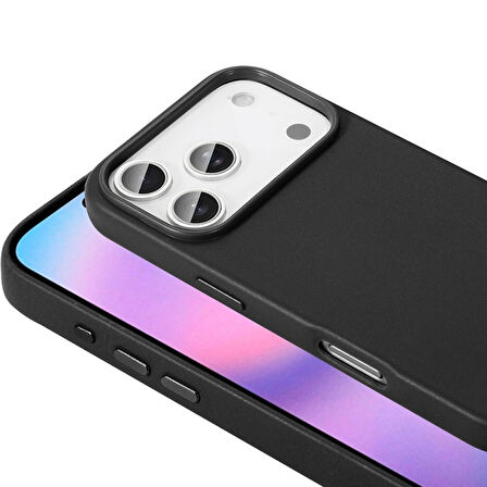 Apple iPhone 17 Pro Max Kılıf M-safe Şarj Özellikli PU Deri Görünümlü Redclick Kupra Kapak