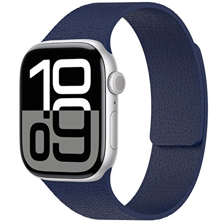 Apple Watch Ultra 2 49mm Redclick KRD-136 Kabartma Desenli Mıknatıslı Silikon Kordon