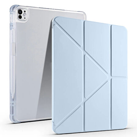 Apple iPad Air 13 2024 Kılıf Redclick Tri Folding Kalem Bölmeli Standlı Kılıf