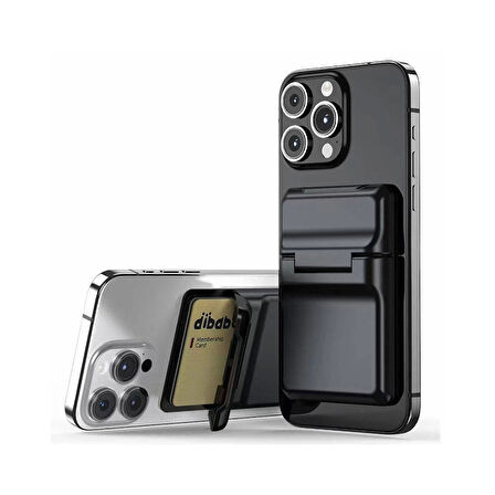 Redclick CRD-05 iphone Samsung Kılıf Hazneli PU Magesafe Magnetik Standlı Kartlık