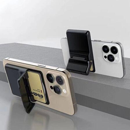 Redclick CRD-05 iphone Samsung Kılıf Hazneli PU Magesafe Magnetik Standlı Kartlık