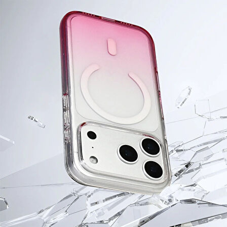 Apple Uyumlu iPhone 17 Pro Max Kılıf M-Safe Şarj Özellikli Redclick Septik Silikon Kapak