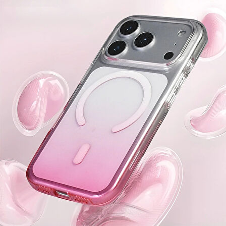 Apple Uyumlu iPhone 17 Pro Max Kılıf M-Safe Şarj Özellikli Redclick Septik Silikon Kapak