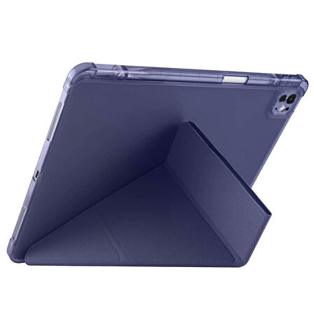 Apple iPad Air 13 2024 Kılıf Redclick Tri Folding Kalem Bölmeli Standlı Kılıf