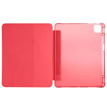 Apple iPad Air 13 2024 Kılıf Redclick Tri Folding Kalem Bölmeli Standlı Kılıf