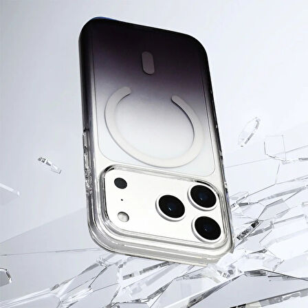 Apple Uyumlu iPhone 17 Pro Kılıf M-Safe Şarj Özellikli Redclick Septik Silikon Kapak