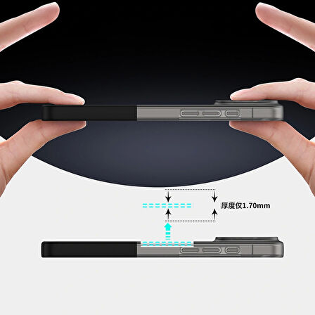 Apple iPhone 16 Pro Max Kılıf M-Safe Şarj Özellikli Mıknatıslı Redclick Duble Kapak