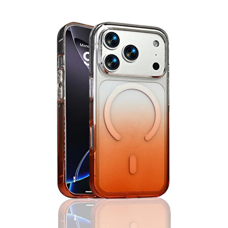 Apple Uyumlu iPhone 17 Pro Kılıf M-Safe Şarj Özellikli Redclick Septik Silikon Kapak