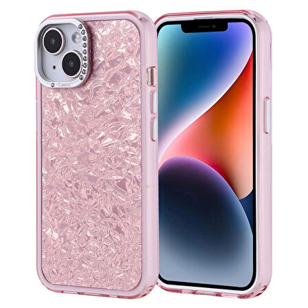 Apple iPhone 13 Kılıf Taşlı Tasarımlı Redclick Kapi Kapak