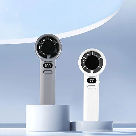 Redclick M11 Dijital Led Göstergeli Mini Vantilatör Soğutucu El Fanı
