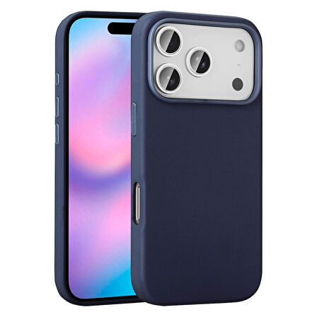 Apple iPhone 17 Pro Kılıf M-safe Şarj Özellikli PU Deri Görünümlü Redclick Kupra Kapak