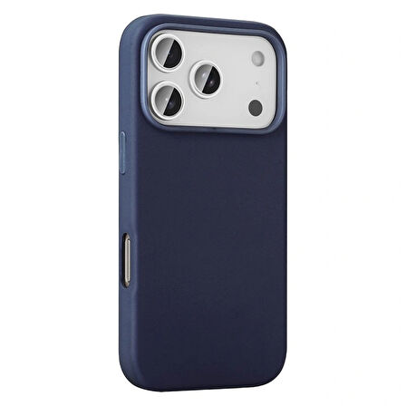 Apple iPhone 17 Pro Kılıf M-safe Şarj Özellikli PU Deri Görünümlü Redclick Kupra Kapak