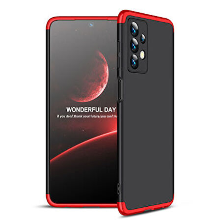 Galaxy A23 Kılıf 3 Parçalı Tam Koruma Şık Astrea Premium Sert Kapak