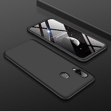 Galaxy A30 Kılıf 3 Parçalı Tam Koruma Şık Astrea Premium Sert Kapak