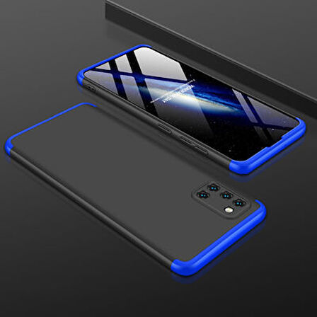 Galaxy A31 Kılıf 3 Parçalı Tam Koruma Şık Astrea Premium Sert Kapak
