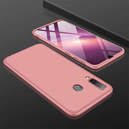 Galaxy A70 Kılıf 3 Parçalı Tam Koruma Şık Astrea Premium Sert Kapak
