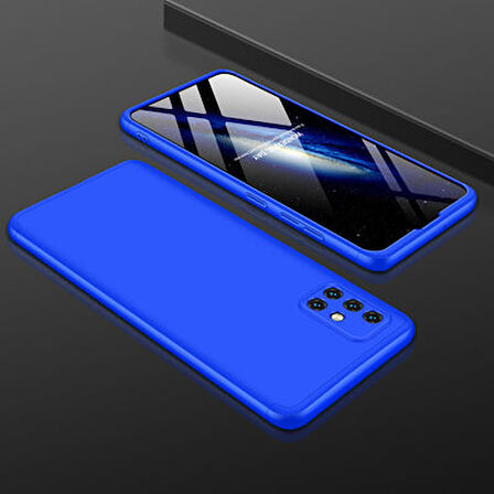 Galaxy A71 Kılıf 3 Parçalı Tam Koruma Şık Astrea Premium Sert Kapak