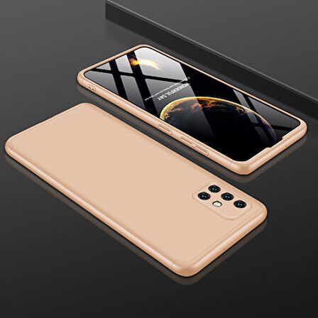 Galaxy A71 Kılıf 3 Parçalı Tam Koruma Şık Astrea Premium Sert Kapak