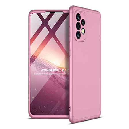 Galaxy A72 Kılıf 3 Parçalı Tam Koruma Şık Astrea Premium Sert Kapak