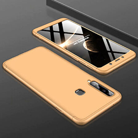 Galaxy A9 2018 Kılıf 3 Parçalı Tam Koruma Şık Astrea Premium Sert Kapak