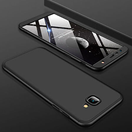 Galaxy J4 Plus Kılıf 3 Parçalı Tam Koruma Şık Astrea Premium Sert Kapak